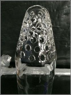 quartz glass inner burner tube